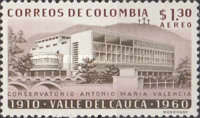 [Airmail - The 50th Anniversary of Valle del Cauca, type ABJ]