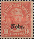 [Overprinted "Nebr." - Rotary Press Printing, type HJ]