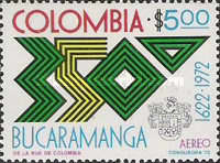 [Airmail - The 350th Anniversary of Bucaramanga City, type AKK]