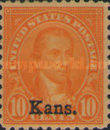 [Overprinted "Kans." - Rotary Press Printing, type GZ]