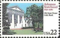 [The 100th Anniversary of Arkansas Statehood, type BHR]