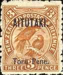 [Stamps of New Zealand Overprinted in Red or Blue, type D]