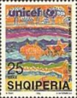 [The 50th Anniversary of Children's Aid (UNICEF), type BUK]