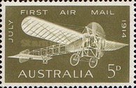 [The 50th Anniversary of the First Airmail, type HJ]