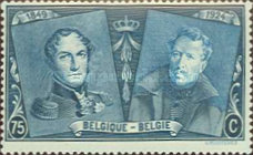[The 75th Anniversary of the First Belgian Stamp, type BW8]