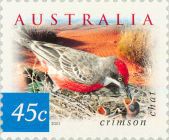 [Desert Birds - Self Adhesive, Different Perforation, type BOH2]