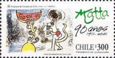 [The 90th Anniversary of the Birth of Roberto Matta, Artist, 1911-2002, type BOP]