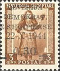 [Local Motifs & King Victor Emmanuel III - Postage stamps of 1939-1940 Overprinted "QEVERIJA - DEMOKRAT. - E SHQIPERISE - 22-X-1944", type DC]