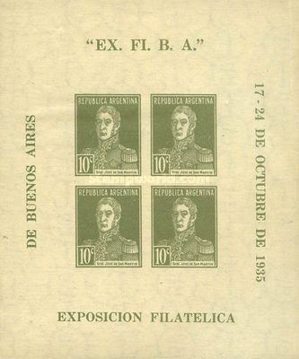 [Stamp Exhibition "EX. FI. B. A.", type ]
