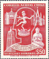 [Airmail - Human Rights Day, type LA]