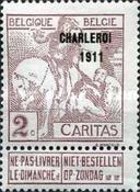 [Overprinted "CHARLEROI 1911", type AO9]