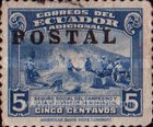 [Overprinted "POSTAL", type YT]