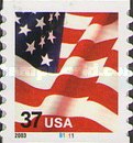 [U.S. Flag - Self-Adhesive Coil Stamp, type ECT13]