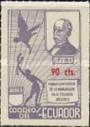 [Airmail - The 100th Anniversary of Abolition of Slavery in Ecuador, type AAW]