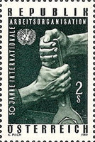 [The 50th Anniversary of the International Labour Organization, type AFR]