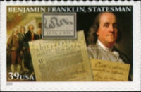 [Benjamin Franklin - Self-Adhesive, type EVM]