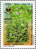 [The 200th Anniversary of the Arrival of the Portuguese Royal Family in Brazil - Botanic Garden of Rio de Janiero - Popular Herbs, type ECU]
