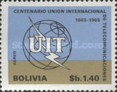 [The 100th Anniversary of the ITU, 1965, type NI3]