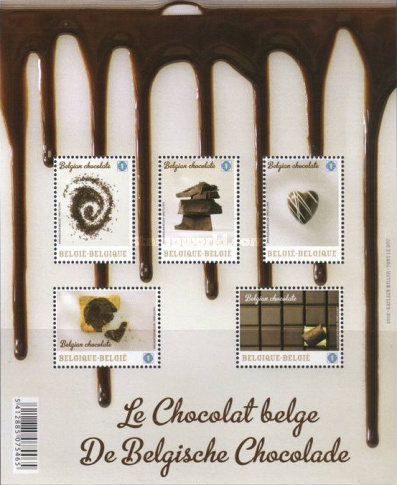 [Chocolate Postage Stamps, type ]