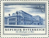 [The Re-opening of the Burg Theatre and the State Opera, type UH]