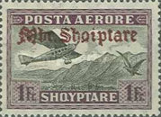 [Airmail Stamps of 1925 Overprinted "Mbr. Shquiptare", type BD4]