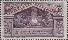[Italian Stamps No 316-324 in Different Colors Overprinted "ISOLE ITALIANE DELL'EGEO", type Q]