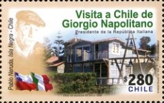 [Visit to Chile by Giorgio Napolitano, type BXD]