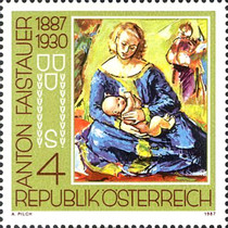[The 100th Anniversary of the Birth of the Painters Anton Faistauer and Albert Paris-Gütersloh, type BBK]