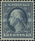 [Benjamin Franklin & George Washington - Greyish Blue Paper, type DW19]