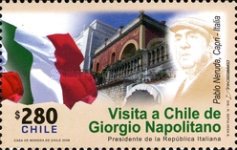 [Visit to Chile by Giorgio Napolitano, type BXC]