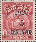 [Coat of Arms Stamps Surcharged, type AU29]