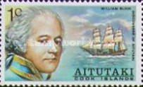[The 185th Anniversary of Captain William Bligh's Discovery of Aitutaki - For Airmail See Number 117-122, type CR]