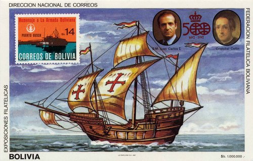 [The 500th Anniversary of the Discovery of America, type ZBB]