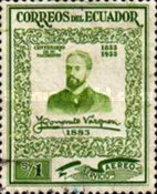 [Airmail - The 100th Anniversary of the Birth of Honorato Vasquez, 1855-1933, type AFD]
