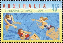 [The 100th Anniversary of Lifesaving Australia 1894-1994, type AUG]