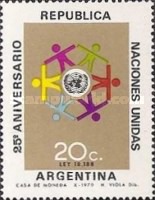 [The 25th Anniversary of The United Nations, type ACN]