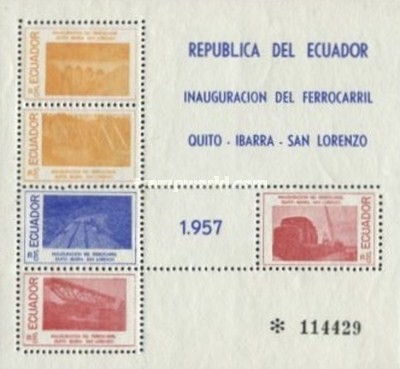 [Opening of Quito-Ibarra-San Lorenzo Railway, type ]
