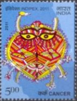 [International Stamp Exhibition INDIPEX 2011, New Delhi - Personalized Stamps, Astrological Signs, type CVU1]