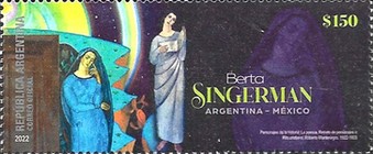 [Berta Singerman, 1901-1996 - Joint Issue with Mexico, type EFY]