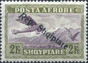 [Airmail Stamps of 1927 Overprinted "Rep. Shqiptare", type AQ5]