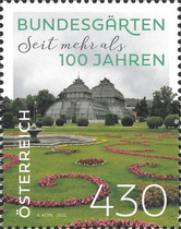[The 100th Anniversary of the Austrian Federal Gardens, type DVE]