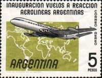 [Airmail - Inauguration of the Comet Jet Airliners by Argentine National Airlines, type PZ]