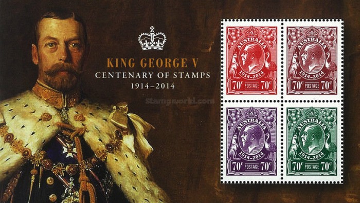 [The 100th Anniversary of the King George V Stamps, type ]