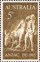 [The 50th Anniversary of the Landing of the Australian-New Zealand Armed Forces on Gallipoli, type HL]