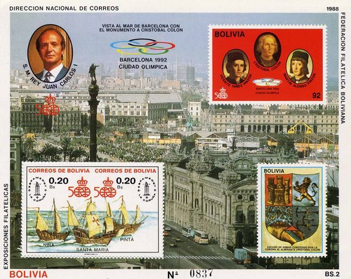 [The 500th Anniversary of the Discovery of America & Olympic Games - Barcelona, Spain, type ]