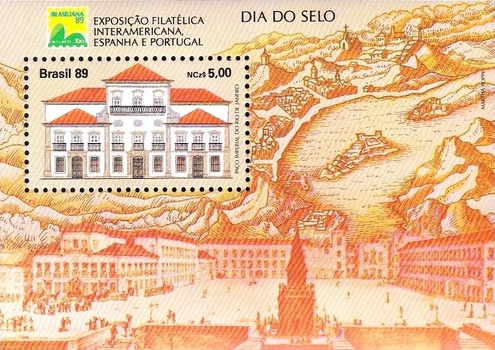 [Day of the Stamp - International Stamp Exhibition "Brasiliana 89" - Rio de Janeiro, Brazil, type ]