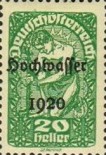 [Overprinted "Hochwasser 1920", type BG3]