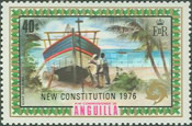 [Overprinted "NEW CONSTITUTION, 1976", type DY3]