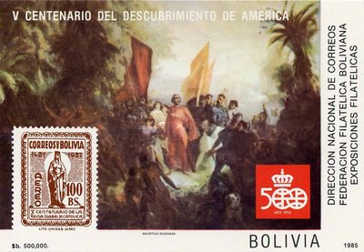 [The 500th Anniversary of the Discovery of America, type ZAS]