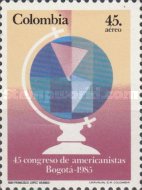 [Airmail - The 45th Congress of Americanists, Bogota, type AZI]